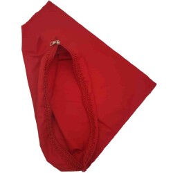 Angel Çanta Aksesuar Kırımızı Renk 45X45 Cm, Dikilmiş Halde, Fermuarlı Astar - Angel Çanta Aksesuar