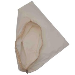 Angel Çanta Aksesuar Krem Renk 45X45 Cm, Dikilmiş Halde, Fermuarlı Astar - Angel Çanta Aksesuar
