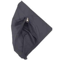 Angel Çanta Aksesuar Siyah Renk 45X45 Cm, Dikilmiş Halde, Fermuarlı Astar - Angel Çanta Aksesuar