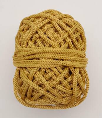 Angel Çanta Aksesuar 5 mm Hardal Renk Polyester Makrome - 2