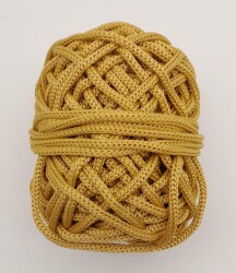 Angel Çanta Aksesuar 5 mm Hardal Renk Polyester Makrome - 2