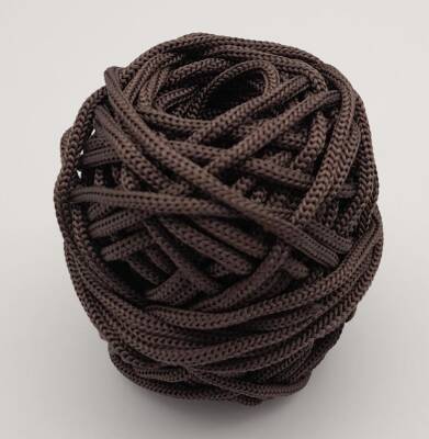 Angel Çanta Aksesuar 5 mm Kahverengi Polyester Makrome - 1