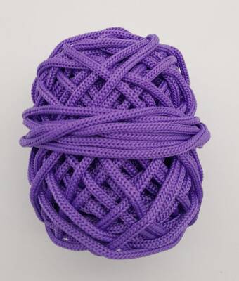 Angel Çanta Aksesuar 5 mm Lila Renk Polyester Makrome - 2