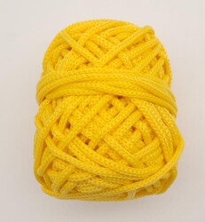 Angel Çanta Aksesuar 5 mm Sarı Renk Polyester Makrome - 2