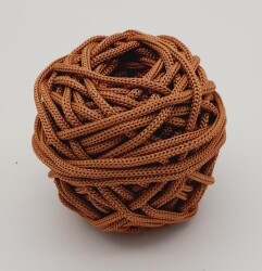 Angel Çanta Aksesuar 5 mm Taba Renk Polyester Makrome - Angel Çanta Aksesuar