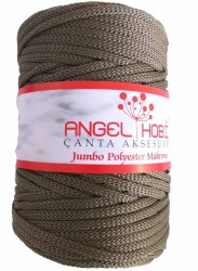 Angel Çanta Aksesuar Haki Yeşil Renk 5 Mm Jumbo Polyester Makrome - Angel Çanta Aksesuar