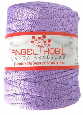 Angel Çanta Aksesuar Lila Renk 5 Mm Jumbo Polyester Makrome No:8 - 1