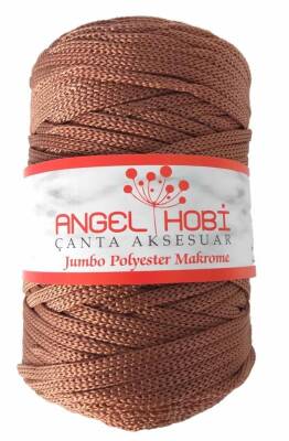 Angel Çanta Aksesuar Taba Renk 5 Mm Jumbo Polyester Makrome - 1
