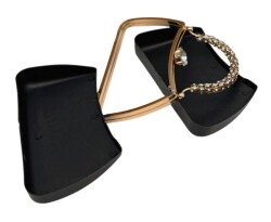 Angel Çanta Aksesuar Abiye Çanta Kalıbı Çift Saplı Model Light Gold Metalli (NOT:ÇANTA DEĞİLDİR) - 2