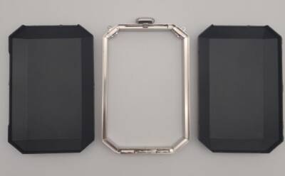 Angel Çanta Aksesuar Abiye Çanta Kalıbı Dik Model Gümüş Metalli (NOT:ÇANTA DEĞİLDİR) - 3