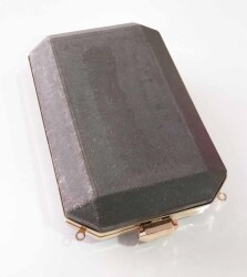 Angel Çanta Aksesuar Abiye Çanta Kalıbı Dik Model Light Gold Metalli (NOT:ÇANTA DEĞİLDİR) - Angel Çanta Aksesuar