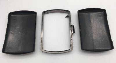 Angel Çanta Aksesuar Abiye Çanta Kalıbı Oval Kenar Füme Metal - 2
