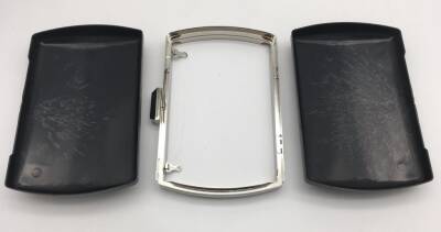 Angel Çanta Aksesuar Abiye Çanta Kalıbı Oval Kenar Gümüş Metal - 2
