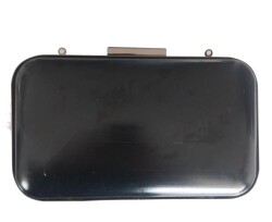 Angel Çanta Aksesuar Abiye Çanta Kalıbı Oval Köşe Füme Metalli (NOT:ÇANTA DEĞİLDİR) - Angel Çanta Aksesuar