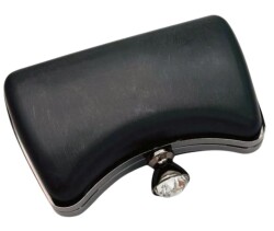 Angel Çanta Aksesuar Abiye Çanta Kalıbı Tektaşlı Füme Metalli (NO:65) (NOT:ÇANTA DEĞİLDİR) - 2