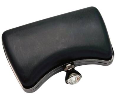 Angel Çanta Aksesuar Abiye Çanta Kalıbı Tektaşlı Füme Metalli (NO:65) (NOT:ÇANTA DEĞİLDİR) - 2