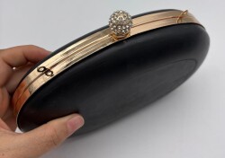 Angel Çanta Aksesuar Abiye Çanta Kalıbı Toptaş Model Light Gold Metalli (NO:75) (NOT:ÇANTA DEĞİLDİR) - 2