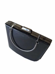 Angel Çanta Aksesuar Abiye Çanta Kalıbı Tutma Saplı Füme Metalli (NOT:ÇANTA DEĞİLDİR) - Angel Çanta Aksesuar