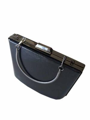 Angel Çanta Aksesuar Abiye Çanta Kalıbı Tutma Saplı Füme Metalli (NOT:ÇANTA DEĞİLDİR) - 1