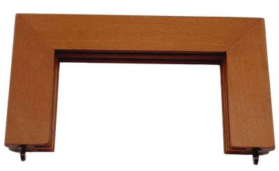 Angel Çanta Aksesuar 16 Cm Ahşap Çanta Bursu Dikdörtgen Koyu Ahşap Renk - 1