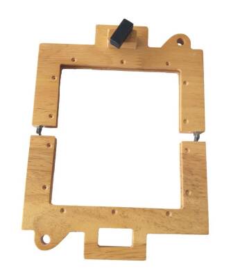 Angel Çanta Aksesuar 16 Cm Ahşap Çanta Klipsi Bursu Çevirmeli - 3