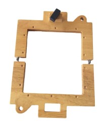 Angel Çanta Aksesuar 16 Cm Ahşap Çanta Klipsi Bursu Çevirmeli - 3