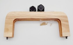 Angel Çanta Aksesuar 20 Cm Açık Renk Ahşap Burs Kahverengi Toplu - 3