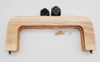 Angel Çanta Aksesuar 20 Cm Açık Renk Ahşap Burs Kahverengi Toplu - 3