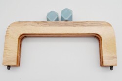 Angel Çanta Aksesuar 20 Cm Açık Renk Ahşap Burs Su Yeşili Toplu - Angel Çanta Aksesuar