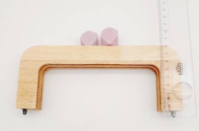Angel Çanta Aksesuar 20 Cm Açık Renk Ahşap Burs Su Yeşili Toplu - 5