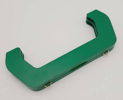 Angel Çanta Aksesuar 22 cm Ahşap Çanta Bursu Yeşil Renk - 3