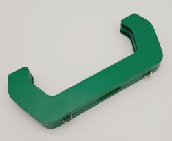 Angel Çanta Aksesuar 22 cm Ahşap Çanta Bursu Yeşil Renk - 3