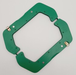 Angel Çanta Aksesuar 22 cm Ahşap Çanta Bursu Yeşil Renk - 2