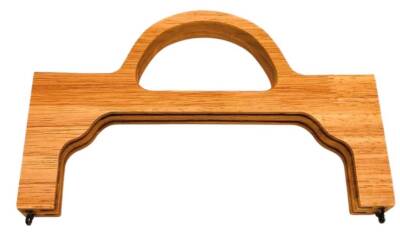 Angel Çanta Aksesuar 25 cm Açık Ton Ahşap Burs Tutmalı - 1