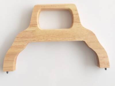 Angel Çanta Aksesuar 25 Cm Ahşap Çanta Bursu - 1