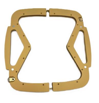 Angel Çanta Aksesuar 26 Cm Gold Renk Ahşap Burs, Ahşap Klips - 2