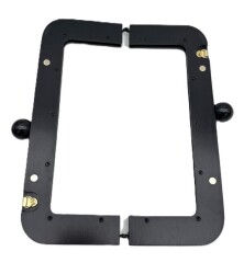 Angel Çanta Aksesuar 26 Cm Siyah Renk Ahşap Burs - 2