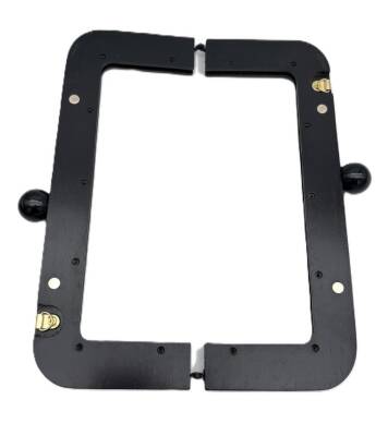 Angel Çanta Aksesuar 26 Cm Siyah Renk Ahşap Burs - 2