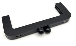 Angel Çanta Aksesuar 26 Cm Siyah Renk Ahşap Burs - Angel Çanta Aksesuar