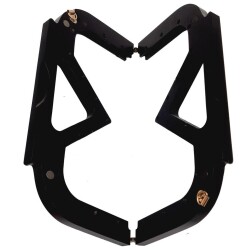 Angel Çanta Aksesuar 26 Cm Siyah Renk Ahşap Burs, Ahşap Klips - 2