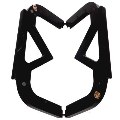 Angel Çanta Aksesuar 26 Cm Siyah Renk Ahşap Burs, Ahşap Klips - 2