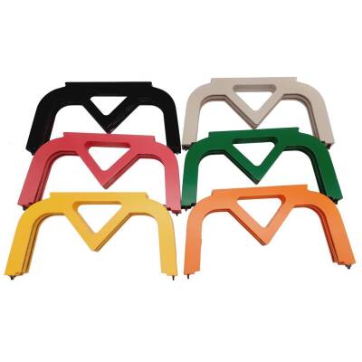 Angel Çanta Aksesuar 26 Cm Yeşil Renk Ahşap Burs, Ahşap Klips - 6