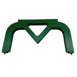 Angel Çanta Aksesuar 26 Cm Yeşil Renk Ahşap Burs, Ahşap Klips - Angel Çanta Aksesuar