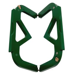 Angel Çanta Aksesuar 26 Cm Yeşil Renk Ahşap Burs, Ahşap Klips - 2