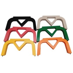 Angel Çanta Aksesuar 26 Cm Yeşil Renk Ahşap Burs, Ahşap Klips - 6