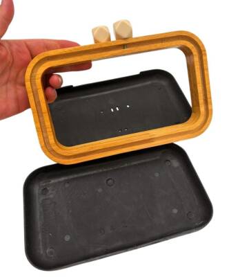 Angel Çanta Aksesuar Krem Köşeli Toplu Ahşap Çanta Kalıbı (NOT:ÇANTA DEĞİLDİR) - 4