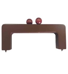 Angel Çanta Aksesuar Özel Ahşap Burs Dikdörtgen Kahve Renk 20 Cm - Angel Çanta Aksesuar