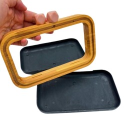 Angel Çanta Aksesuar Pudra Köşeli Toplu Ahşap Çanta Kalıbı (NOT:ÇANTA DEĞİLDİR) - 7