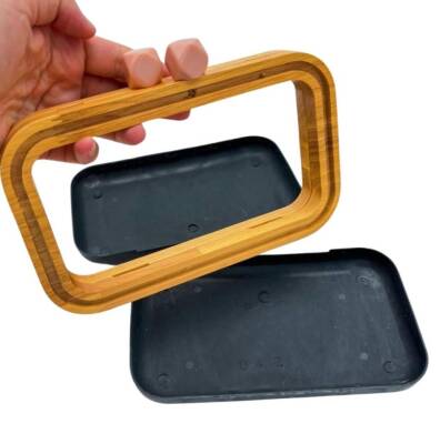 Angel Çanta Aksesuar Pudra Köşeli Toplu Ahşap Çanta Kalıbı (NOT:ÇANTA DEĞİLDİR) - 7