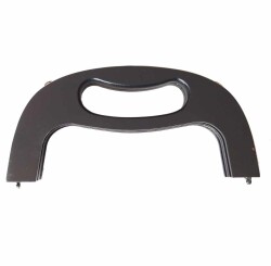 Angel Çanta Aksesuar Tutmalı Ahşap Burs Siyah Renk 25 Cm - Angel Çanta Aksesuar